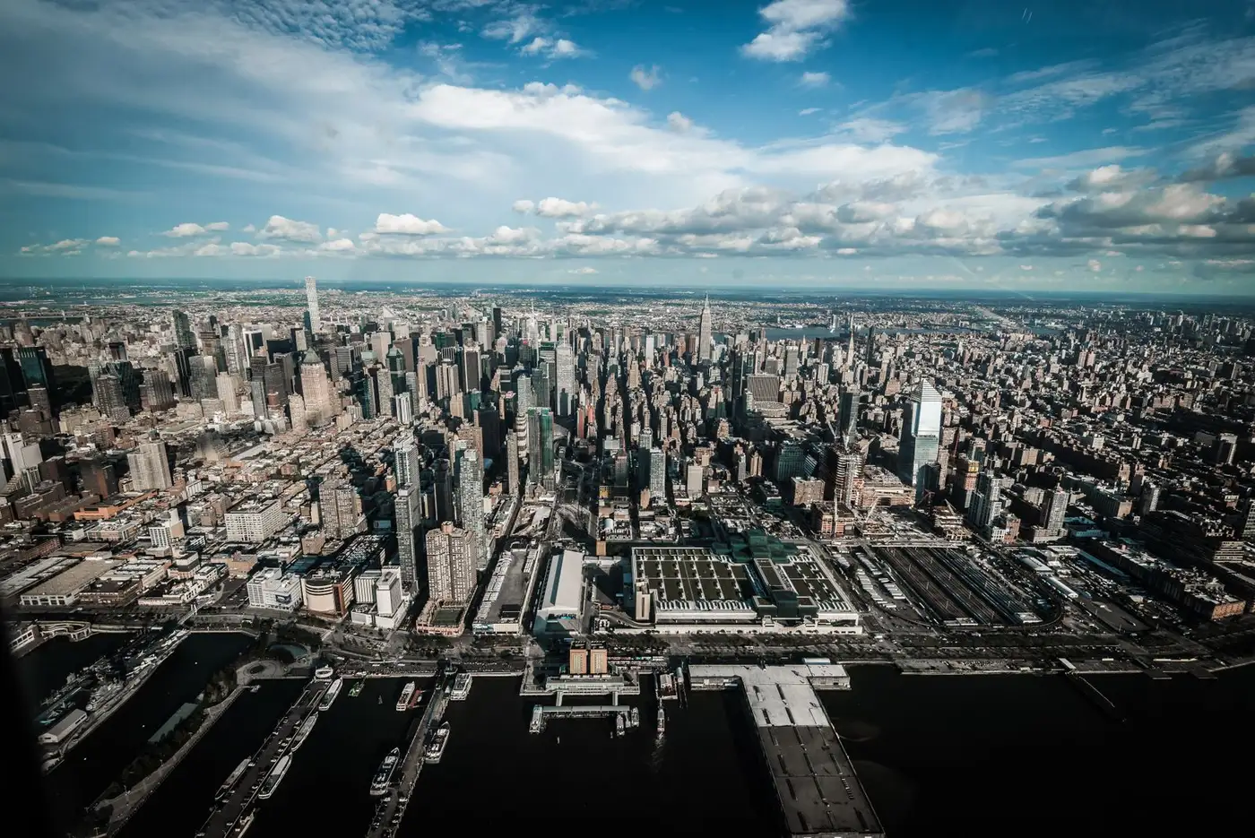 Aerial view of Midtown Manhattan